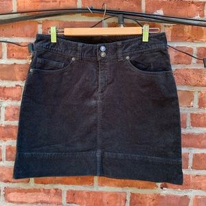 Patagonia Corduroy Miniskirt (Size 4) Gray